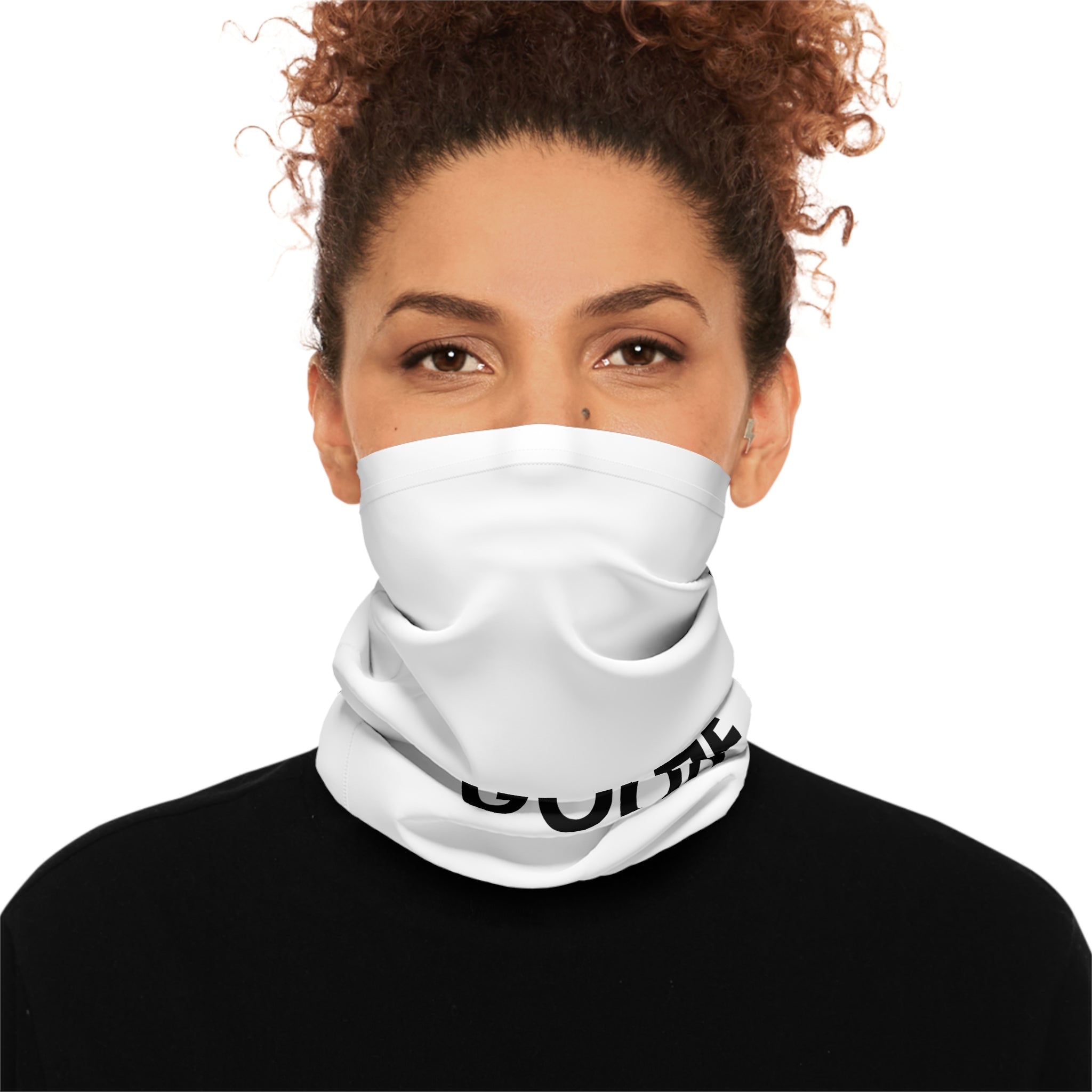 Inspirational Lightweight Neck Gaiter - Focus on the Good, Breathable Face Cover, Outdoor Sports, Gift for Friends, Summer Accessory
